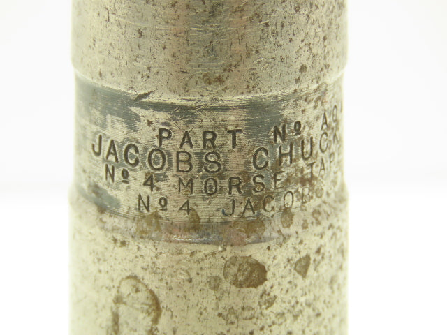 Jacobs No 18N Drill Chuck Heavy Duty Ball Bearing 1/8-3/4" Cap No 4 Morse Shank