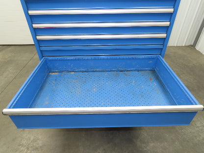 Lista Modular Steel 9 Drawer Industrial Tooling Cabinet 47x29x60" Lyon Wide Box