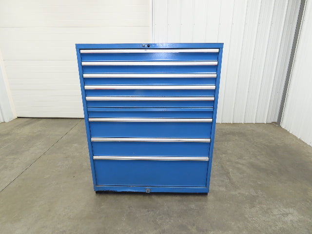 Lista Modular Steel 9 Drawer Industrial Tooling Cabinet 47x29x60" Lyon Wide Box