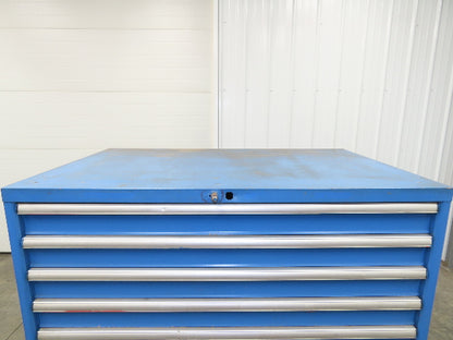 Lista Modular Steel 9 Drawer Industrial Tooling Cabinet 47x29x60" Lyon Wide Box