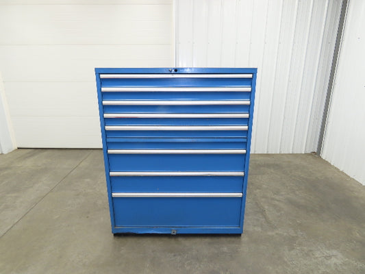 Lista Modular Steel 9 Drawer Industrial Tooling Cabinet 47x29x60" Lyon Wide Box
