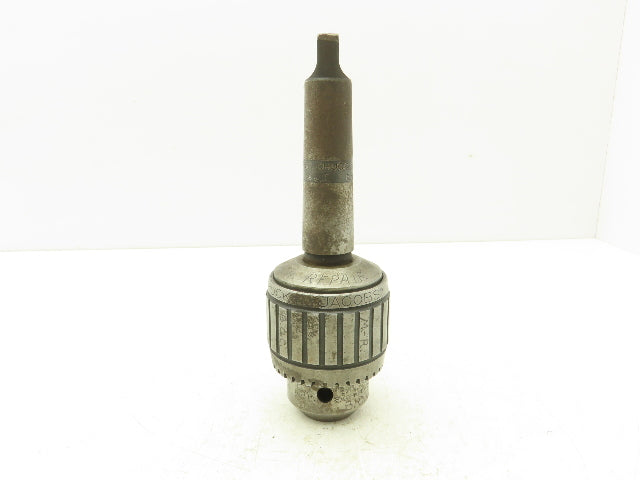 Jacobs 18N 4 JT Drill Chuck Heavy Duty Ball Bearing 1/8-3/4" Cap 4 Morse Shank