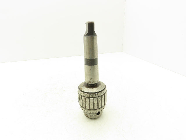 Jacobs No 16N Drill Chuck Heavy Duty Ball Bearing 1/8-5/8" Cap No 4 Morse Shank