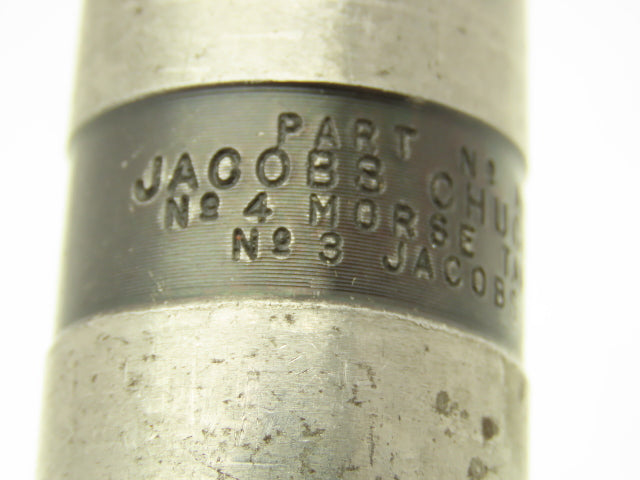 Jacobs No 16N Drill Chuck Heavy Duty Ball Bearing 1/8-5/8" Cap No 4 Morse Shank