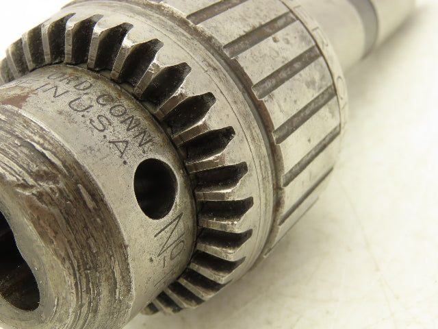 Jacobs No 16N Drill Chuck Heavy Duty Ball Bearing 1/8-5/8" Cap No 4 Morse Shank