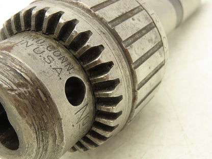 Jacobs No 16N Drill Chuck Heavy Duty Ball Bearing 1/8-5/8" Cap No 4 Morse Shank