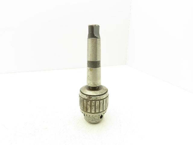 Jacobs No 16N Drill Chuck Heavy Duty Ball Bearing 1/8-5/8" Cap No 4 Morse Shank