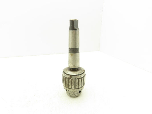 Jacobs No 16N Drill Chuck Heavy Duty Ball Bearing 1/8-5/8" Cap No 4 Morse Shank