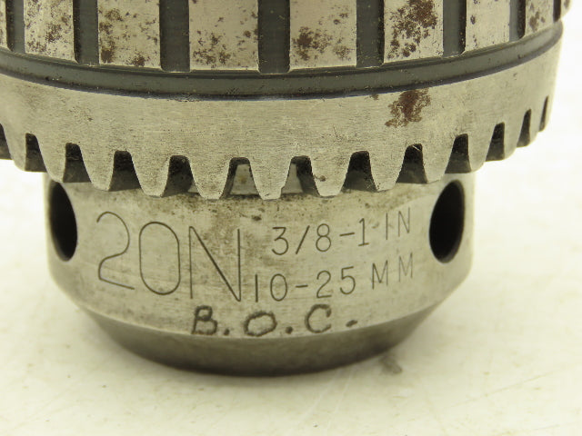 Jacobs 20N Drill Chuck Heavy Duty Ball Bearing 3/8-1" Cap No 4 Morse Shank