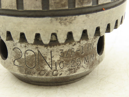 Jacobs 20N Drill Chuck Heavy Duty Ball Bearing 3/8-1" Cap 4 Morse Shank