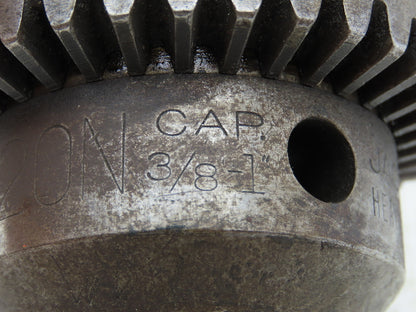 Jacobs 20N Drill Chuck Heavy Duty Ball Bearing 3/8-1" Cap No 4 Morse Shank