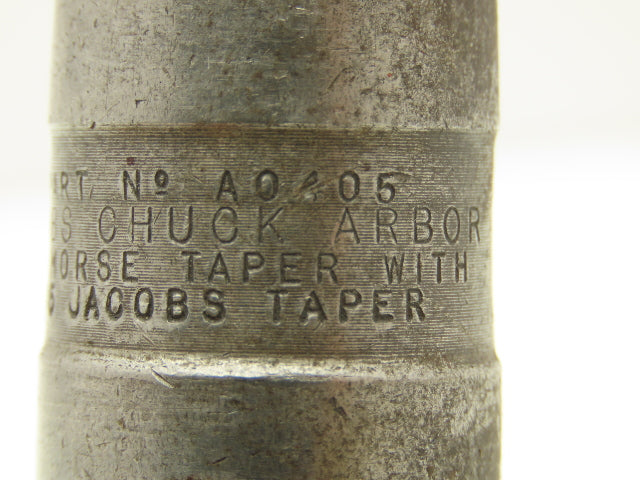 Jacobs 20N Drill Chuck Heavy Duty Ball Bearing 3/8-1" Cap No 4 Morse Shank