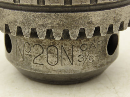 Jacobs 20N Drill Chuck Heavy Duty Ball Bearing 3/8-1" Cap No 4 Morse Shank