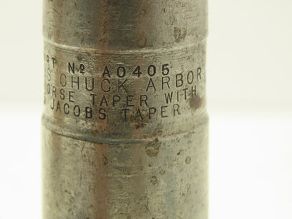 Jacobs 20N Drill Chuck Heavy Duty Ball Bearing 3/8-1" Cap No 4 Morse Shank