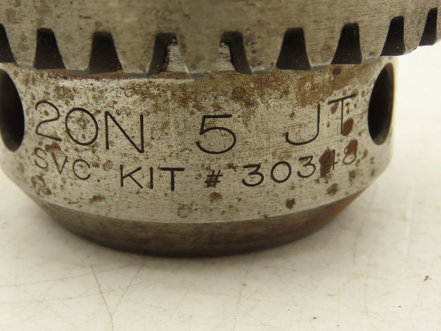 Jacobs 20N Drill Chuck Heavy Duty Ball Bearing 3/8-1" Cap No 4 Morse Shank