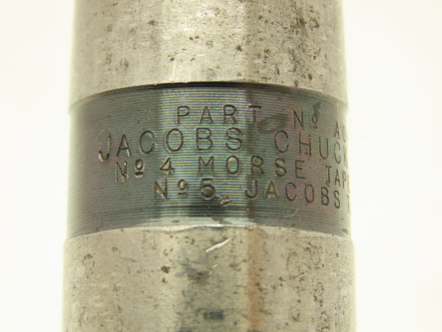 Jacobs 20N Drill Chuck Heavy Duty Ball Bearing 3/8-1" Cap No 4 Morse Shank