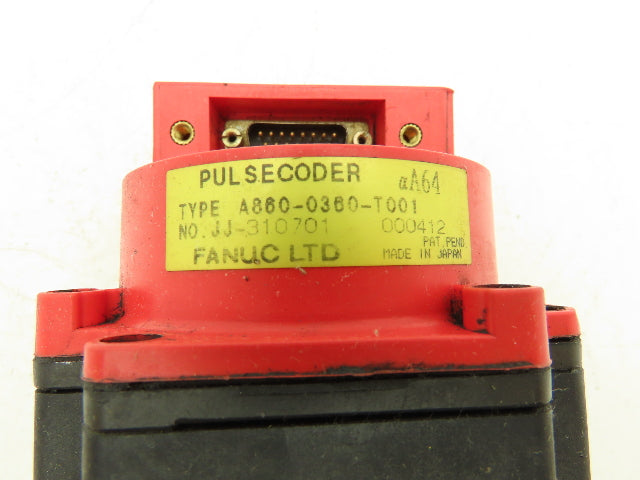 Fanuc A06B-0371-B175 AC Servo Motor .3kW 90v 3Ph 3000RPM Encoder A860-0360-T001