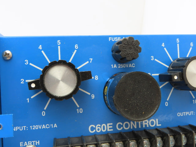 Electroid Control C-60E Power Supply 120VAC 1A 50/60Hz Output 0-90VDC .5A