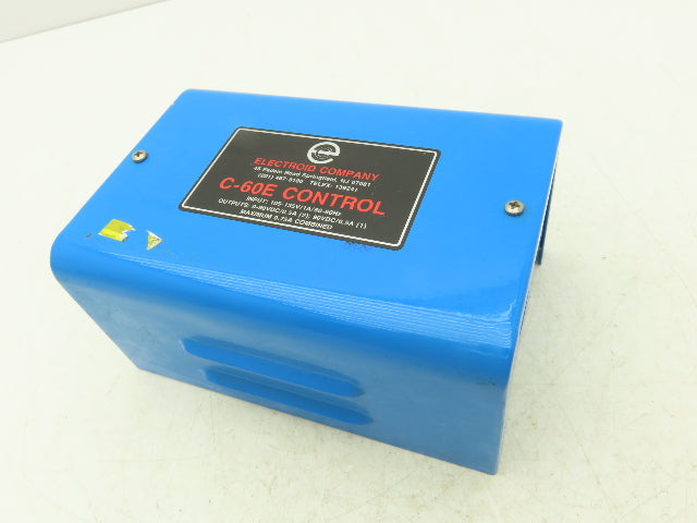 Electroid Control C-60E Power Supply 120VAC 1A 50/60Hz Output 0-90VDC .5A