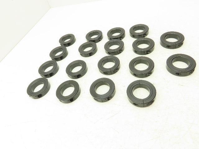 Ruland 2C-137 Two Piece Shaft Clamping Collar Black Oxide 1-3/8 Lot of 18