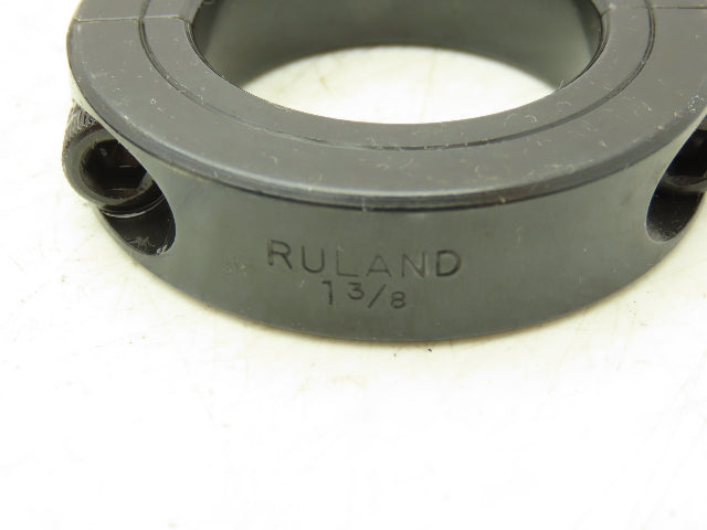 Ruland 2C-137 Two Piece Shaft Clamping Collar Black Oxide 1-3/8 Lot of 18