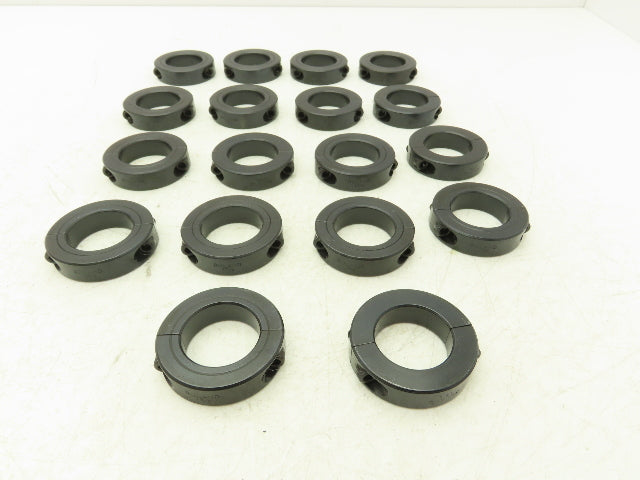 Ruland 2C-137 Two Piece Shaft Clamping Collar Black Oxide 1-3/8 Lot of 18