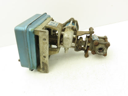 Jamesbury C0110 0E 1" SS Ball Valve w/Pneumatic Actuator & Positioner 60/150 PSI