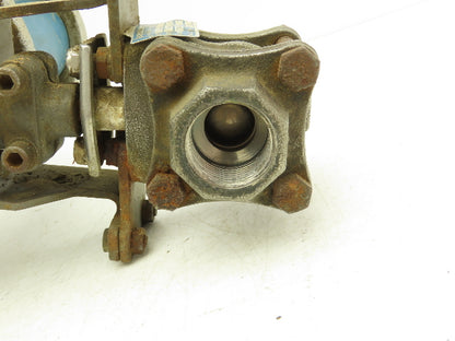 Jamesbury C0110 0E 1" SS Ball Valve w/Pneumatic Actuator & Positioner 60/150 PSI