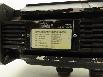 ELAU SB105/30/02/05/19/S/01/64/EAKN Servo Motor 3000 RPM 380V