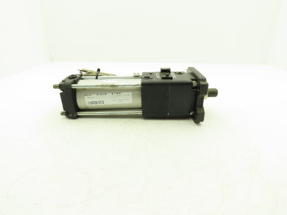 SMC Pneumatic Cylinder 63mm Bore 105mm Stroke 145psi Locking Rod Dual Sensors