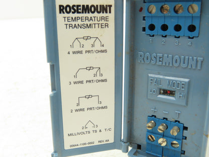Rosemount 644RANAF6 Temperature Transmitter Smart Family Hart 12-42.2VDC