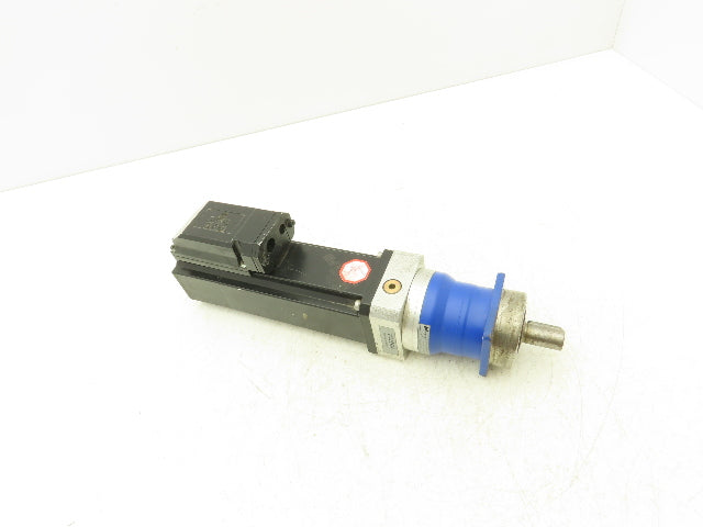 Elau SM 07060010P045S1B0 AC Servo Motor 6000rpm 400V w/10:1 Gearbox 16mm Shaft