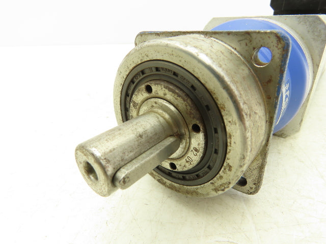 Elau SM 07060010P045S1B0 AC Servo Motor 6000rpm 400V w/10:1 Gearbox 16mm Shaft