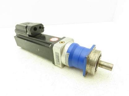 Elau SM 07060010P045S1B0 AC Servo Motor 6000rpm 400V w/10:1 Gearbox 16mm Shaft