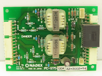 Nadex PC-975-00A A2-3002-94 Printed Circuit Board Control Interface PCB Card