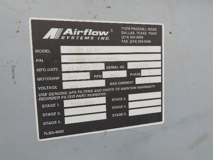 Regenair Airflow Regenerative Blower Pulser Vacuum Dust Collector 215CFM