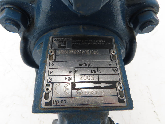 Sterling Fluid Systems A0HA3602AA0010A0 Turbine Pump 1-1/4" NPT 16mm Shaft