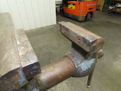 1-3/8" Thick Top Steel Welding Layout Table Work Bench 78"x37"x36" Wilton Vise