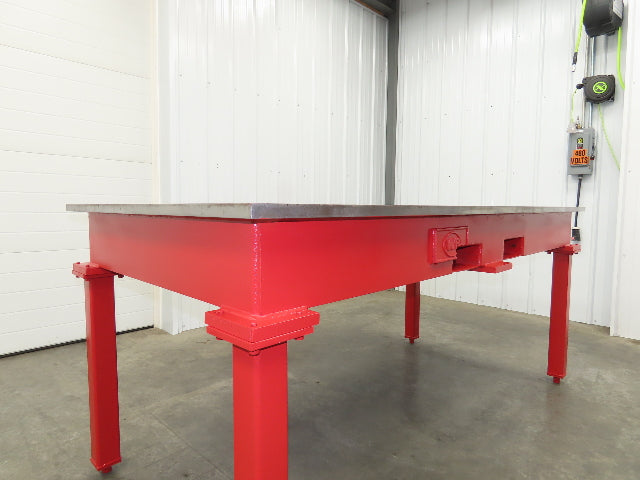 1" Thick Top Steel Welding Layout Table Work Bench 84"x42"x37" Cast Iron