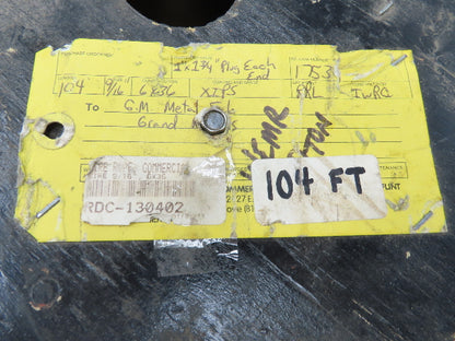 Commercial Group 9/16" x 104' Steel Wire Rope Crane Hoist Winch Lifting Cable