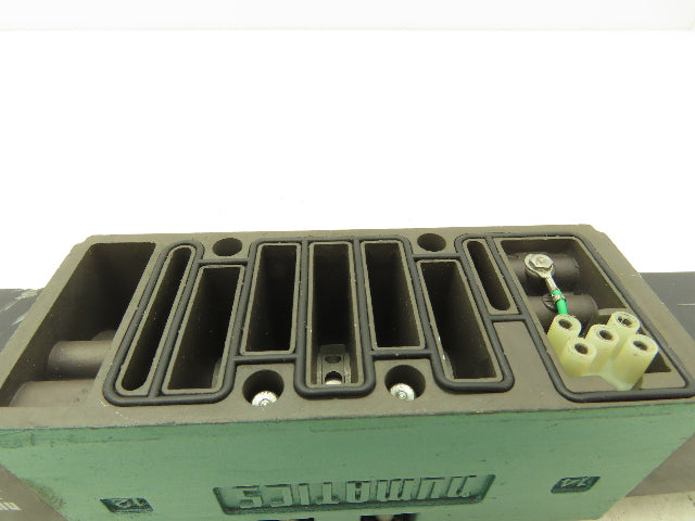 Numatics I24SS515K Pneumatic Dual Solenoid Valve 4/2 Way 150 PSI 120VAC