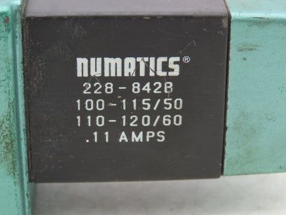 Numatics I24SS515K Pneumatic Dual Solenoid Valve 4/2 Way 150 PSI 120VAC