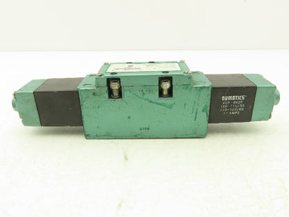 Numatics I24SS515K Pneumatic Dual Solenoid Valve 4/2 Way 150 PSI 120VAC