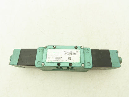 Numatics I24SS515K Pneumatic Dual Solenoid Valve 4/2 Way 150 PSI 120VAC