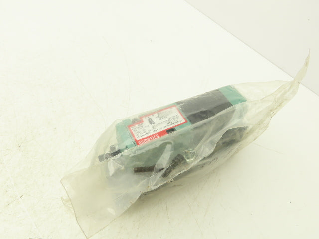 Numatics 082SA415M019M61 Pneumatic Dual Solenoid Valve 4/2 Way 150 PSI 24VDC