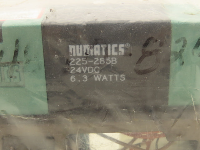 Numatics 082SA415M019M61 Pneumatic Dual Solenoid Valve 4/2 Way 150 PSI 24VDC