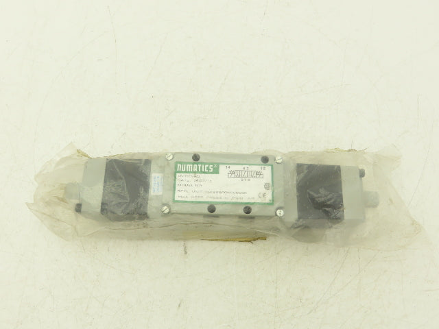 Numatics I34SS500K000030 Pneumatic Dual Solenoid Valve 3/4 Way 150 PSI 120VAC