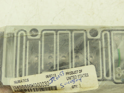 Numatics I34SS500K000030 Pneumatic Dual Solenoid Valve 3/4 Way 150 PSI 120VAC