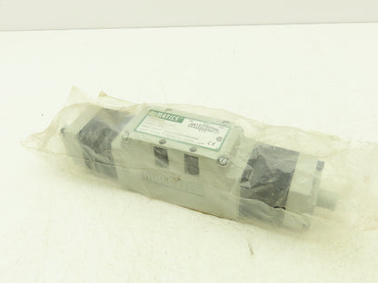 Numatics I34SS500K000030 Pneumatic Dual Solenoid Valve 3/4 Way 150 PSI 120VAC