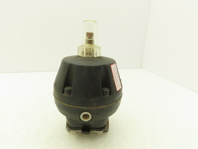 GEMU 695/15/D 13714-1 Pneumatic Operated Diaphragm Valve 1/2" NPT Pilot 1/8" NPT
